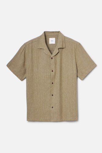 Teller Stripe Shirt moss